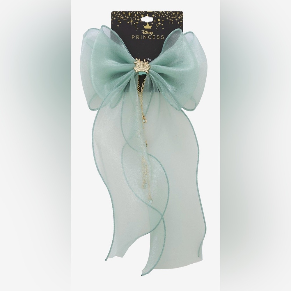NWT Hot Topic Disney Princess Tiana organza bow hair  clip